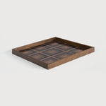 squares glass tray by ethnicraft at adorn.house