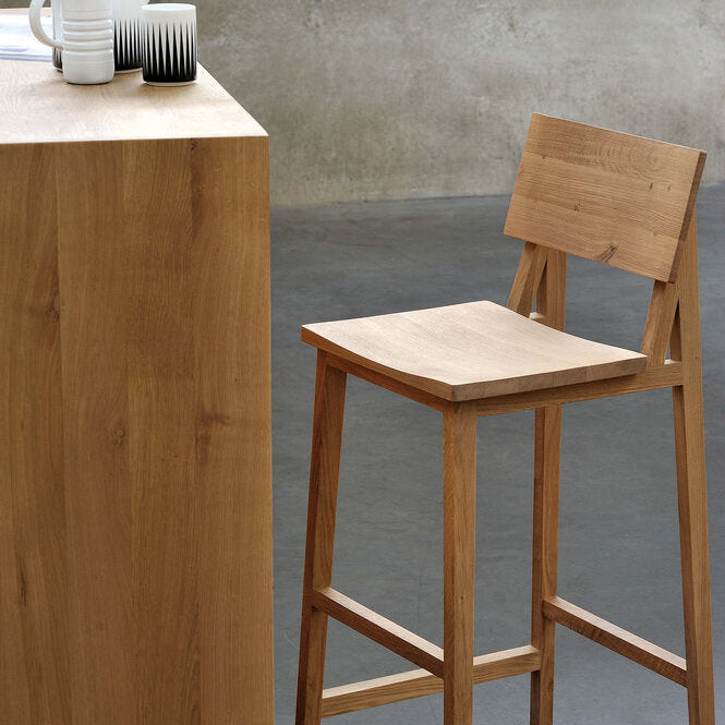 n4 bar stool by ethnicraft at adorn.house