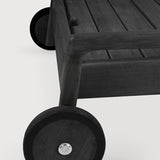 jack outdoor adjustable lounger - frame only by ethnicraft at adorn.house
