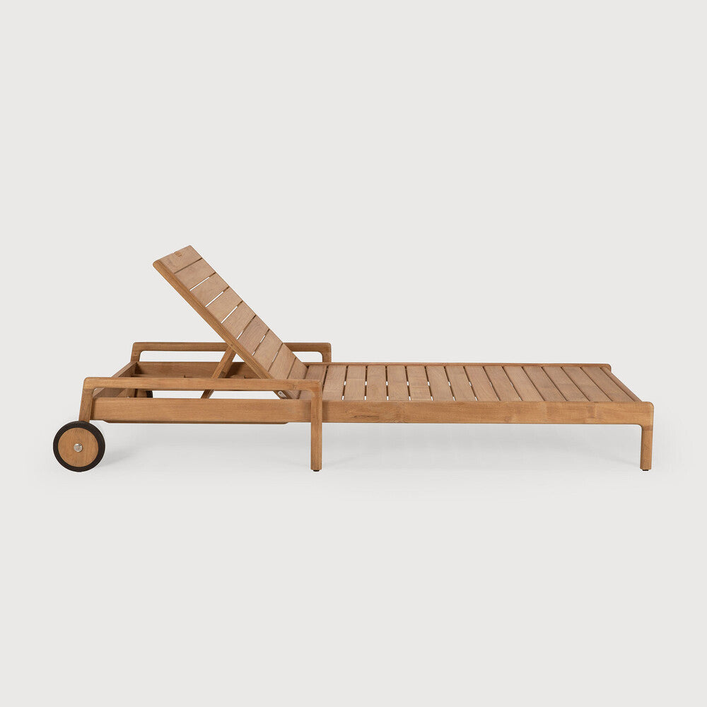 jack outdoor adjustable lounger - frame only by ethnicraft at adorn.house