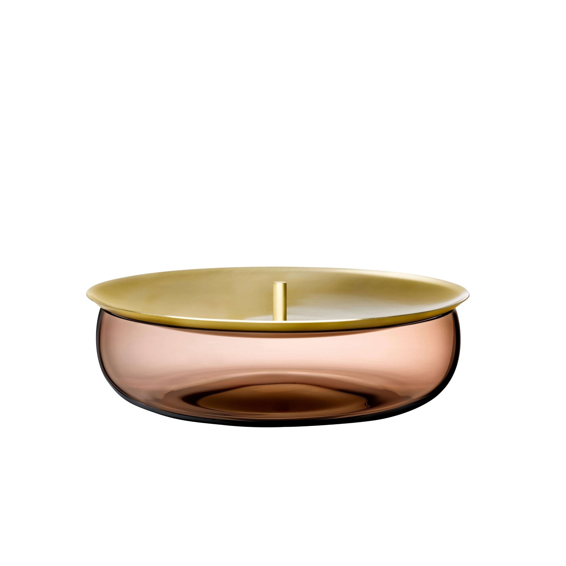 beret storage box medium with brass lid by nude at adorn.house 