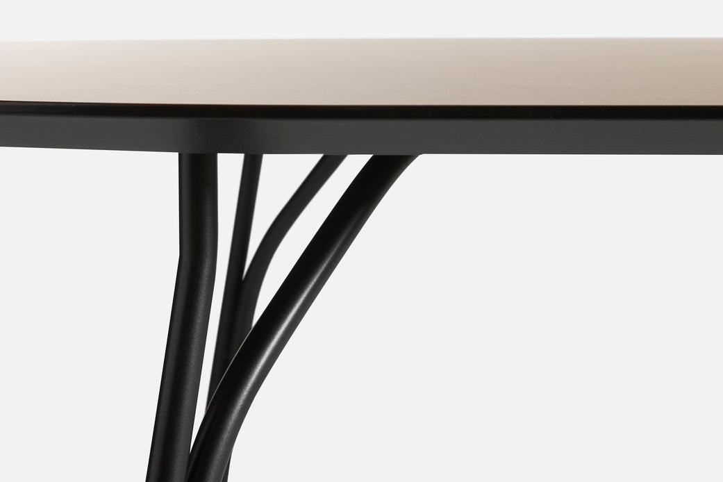 tree dining table 220 cm beige/black by woud at adorn.house