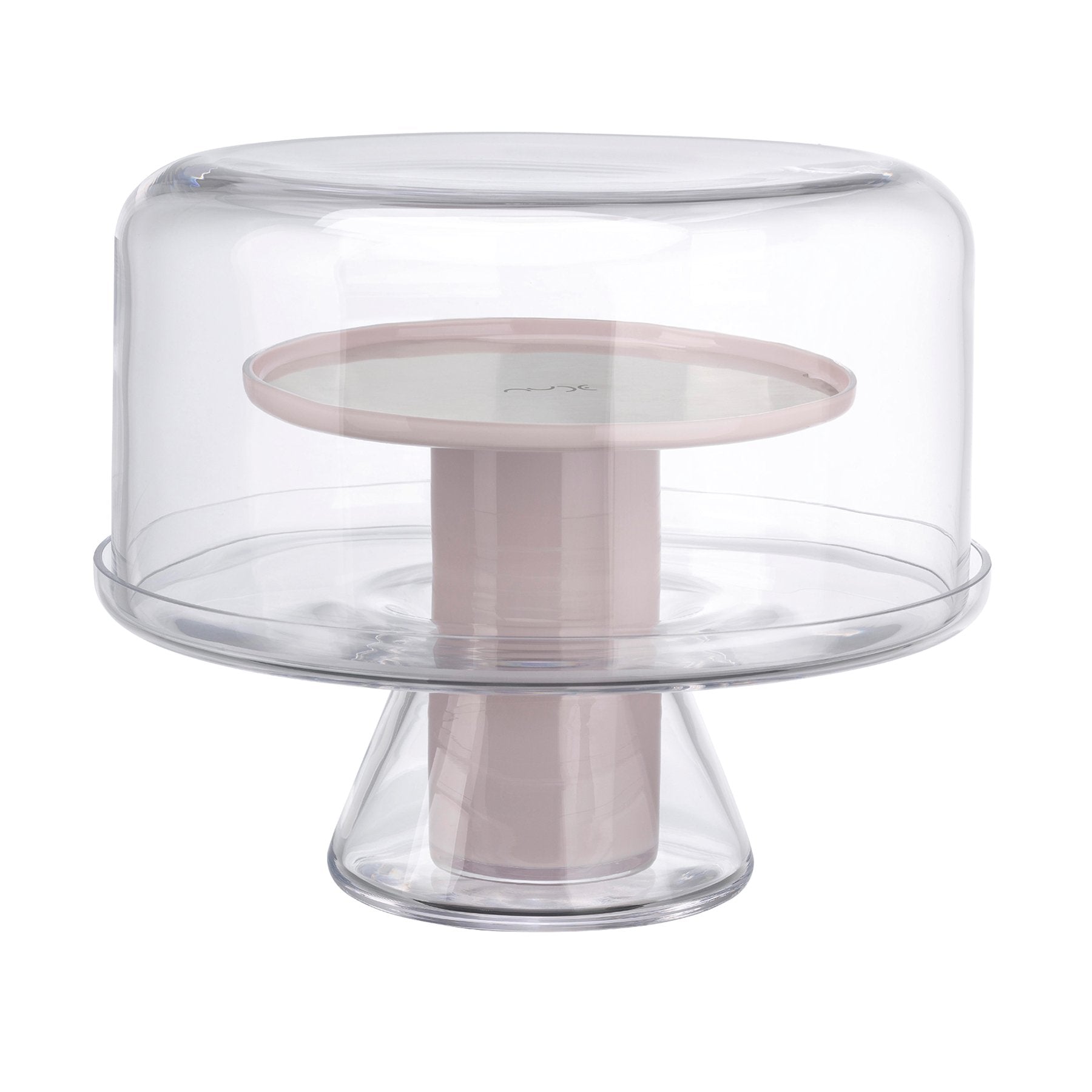 bloom cake stand with dome by nude at adorn.house 