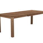  teak slice extendable dining table by ethnicraft at adorn.house