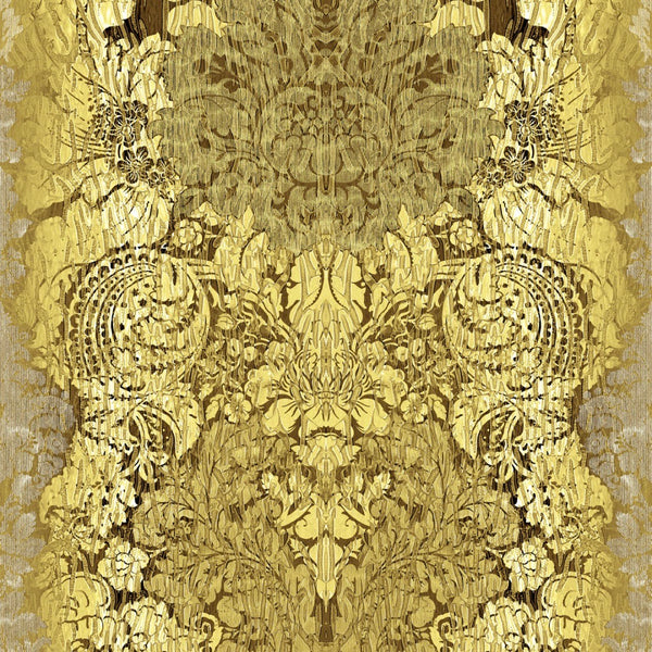 gold baroque wallpaper