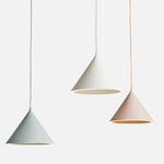 annular pendant (small) - white by woud at adorn.house