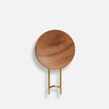 around wall hanger large walnut & satin brass by woud at adorn.house