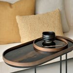 organic linear flow glass tray by ethnicraft at adorn.house