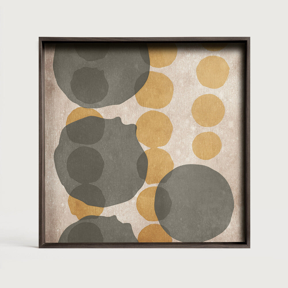 layered dots glass tray by ethnicraft at adorn.house