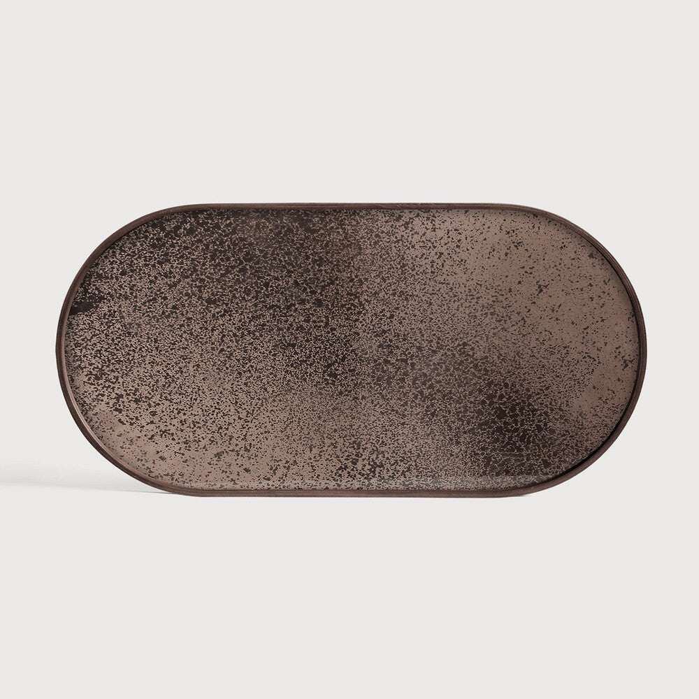 aged mirror tray by Ethnicraft at adorn.house