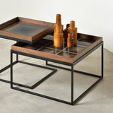 squares glass tray by ethnicraft at adorn.house