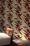 oriental orchid  hand printed wallpaper, timorous beasties, wallpaper, - adorn.house
