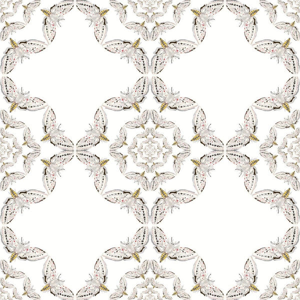 white moth circle wallpaper, timorous beasties, wallpaper, - adorn.house