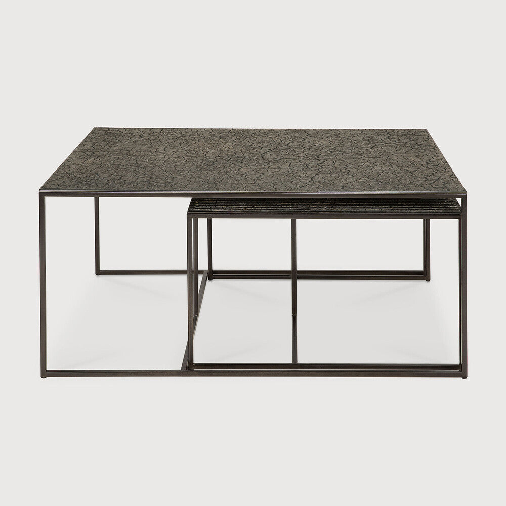 pentagon nesting coffee table set by ethnicraft at adorn.house