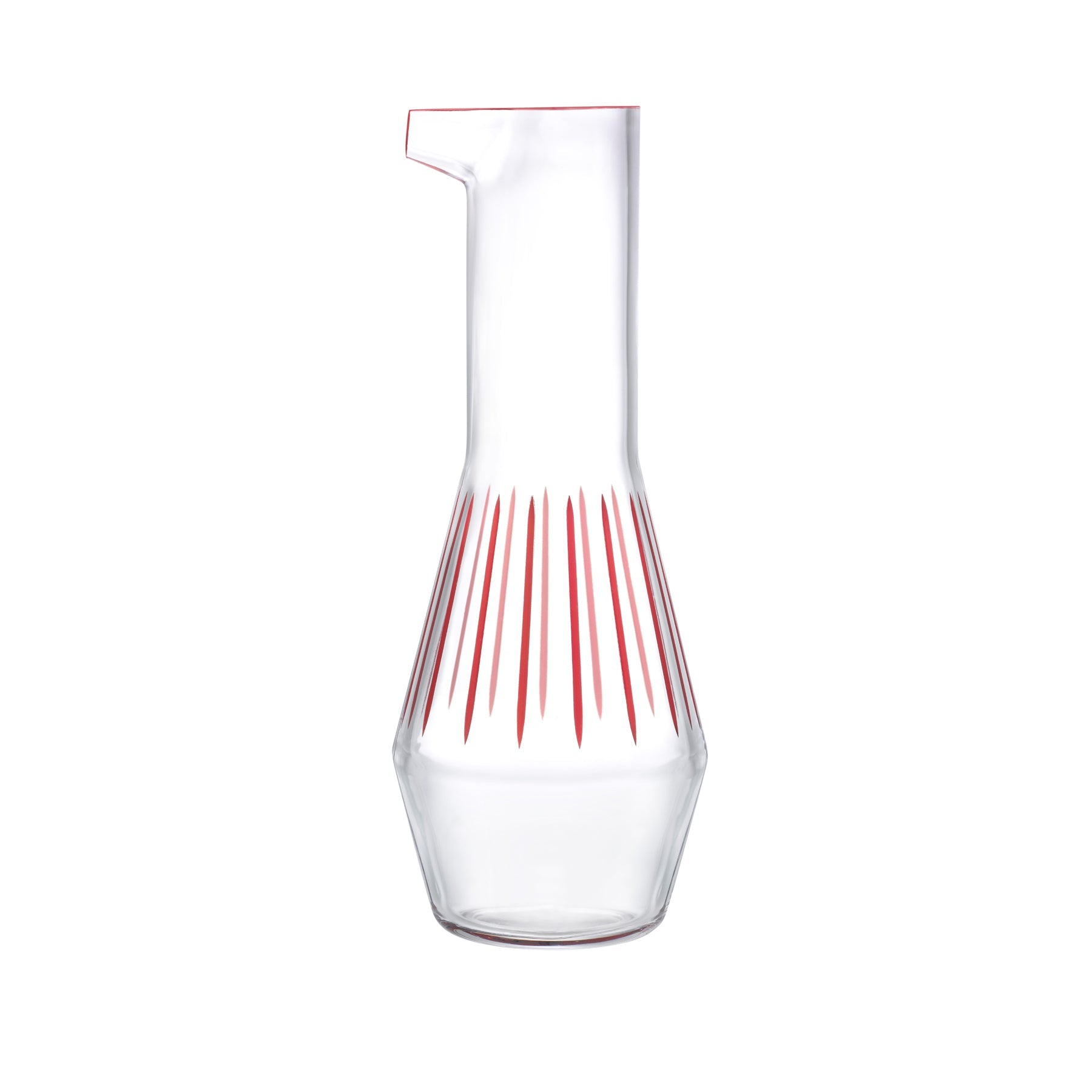 beak carafe red striped by nude at adorn.house 