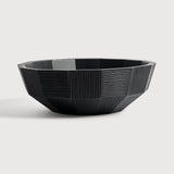 striped mahogany bowl by ethnicraft at adorn.house