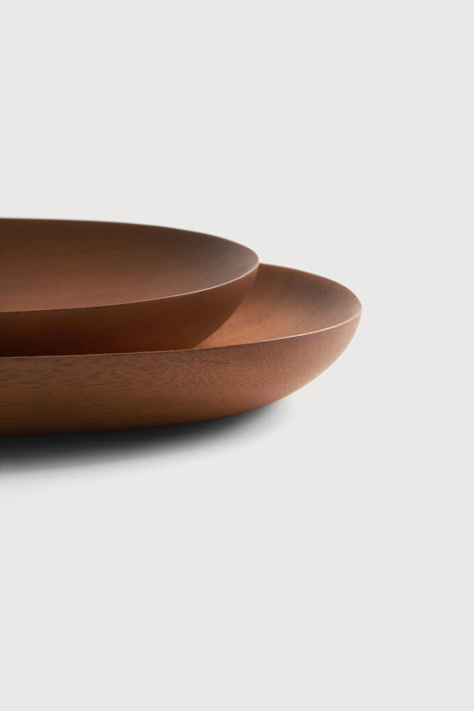 thin oval boards set by ethnicraft at adorn.house