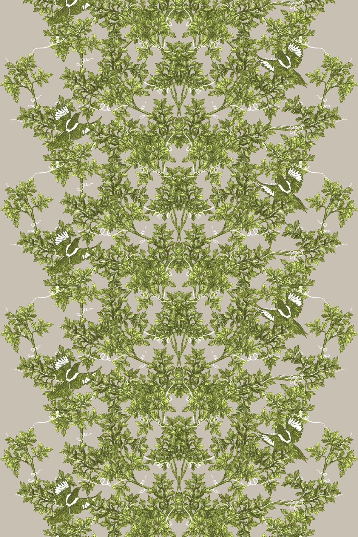 two in a bush fabric by timorous beasties on adorn.house