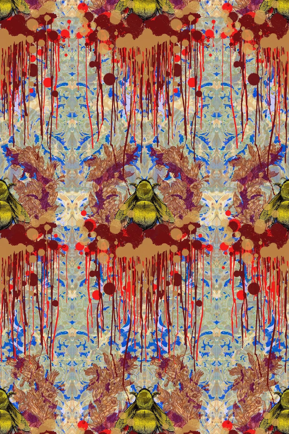 bloody empire  wallpaper by timorous beasties on adorn.house