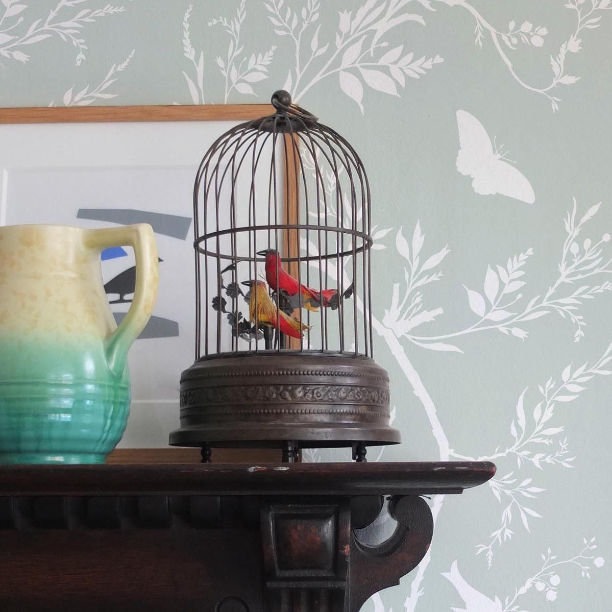 birdbranch stripe wallpaper by timorous beasties on adorn.house