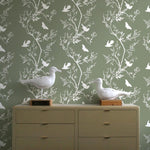 birdbranch stripe wallpaper by timorous beasties on adorn.house