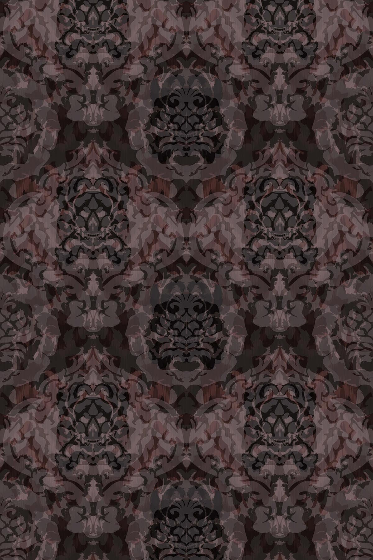 skull damask superwide wallpaper by timorous beasties on adorn.house