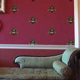 napoleon bee wallpaper by timorous beasties, wallpaper on adorn.house