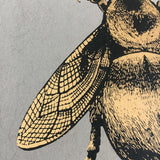 napoleon bee wallpaper by timorous beasties, wallpaper on adorn.house