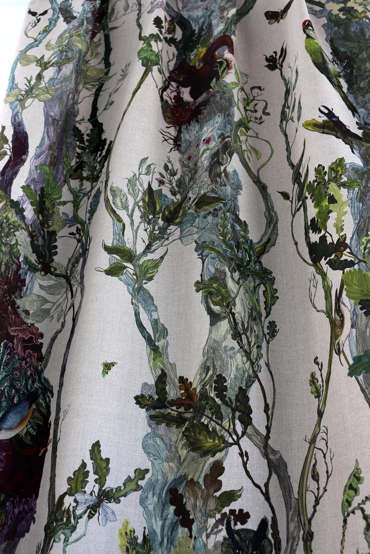 indie wood fabric by timorous beasties on adorn.house