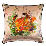 crab velvet cushion by timorous beasties on adorn.house