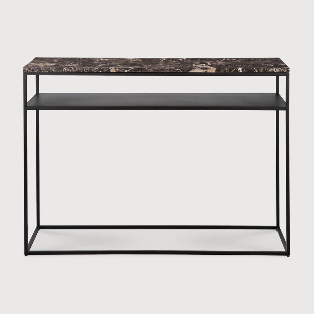 stone console by ethnicraft at adorn.house