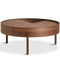 arc coffee table 35” walnut