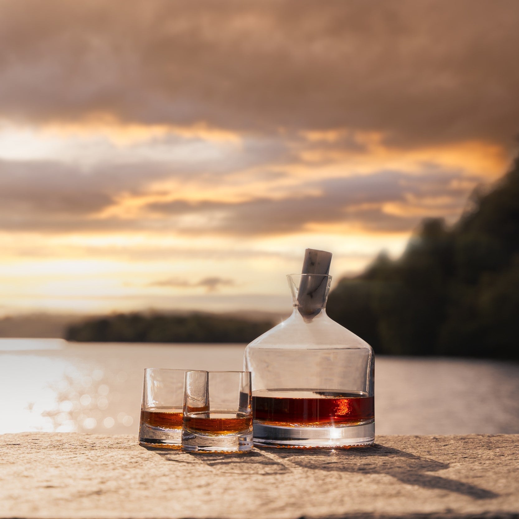 alba set of 2 whisky SOF glasses by nude at adorn.house
