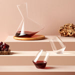 balance set of 2 wine glasses by nude at adorn.house