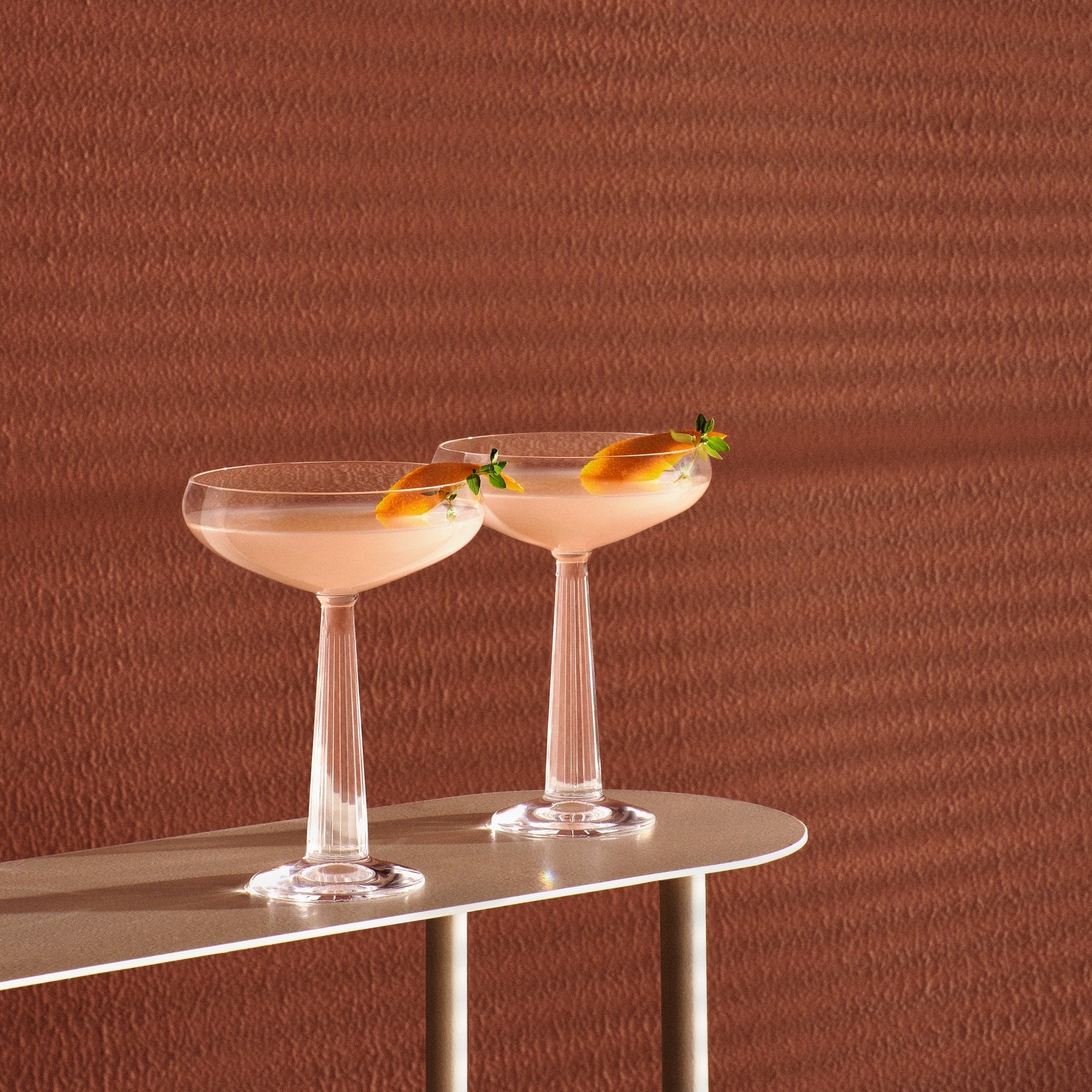 big top set of 2 coupe glasses by nude at adorn.house
