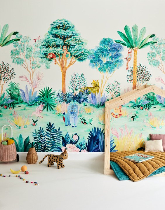 jungle wallpaper, sian zeng, wallpaper, - adorn.house