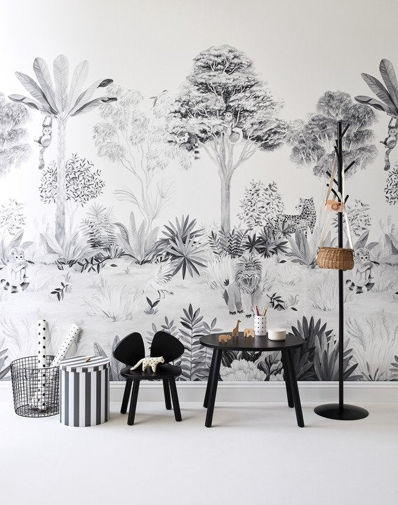 jungle wallpaper, sian zeng, wallpaper, - adorn.house