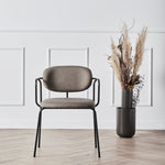 frame dining chair beige by woud at adorn.house