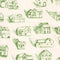 houses, erica wakerly, wallpaper, - adorn.house