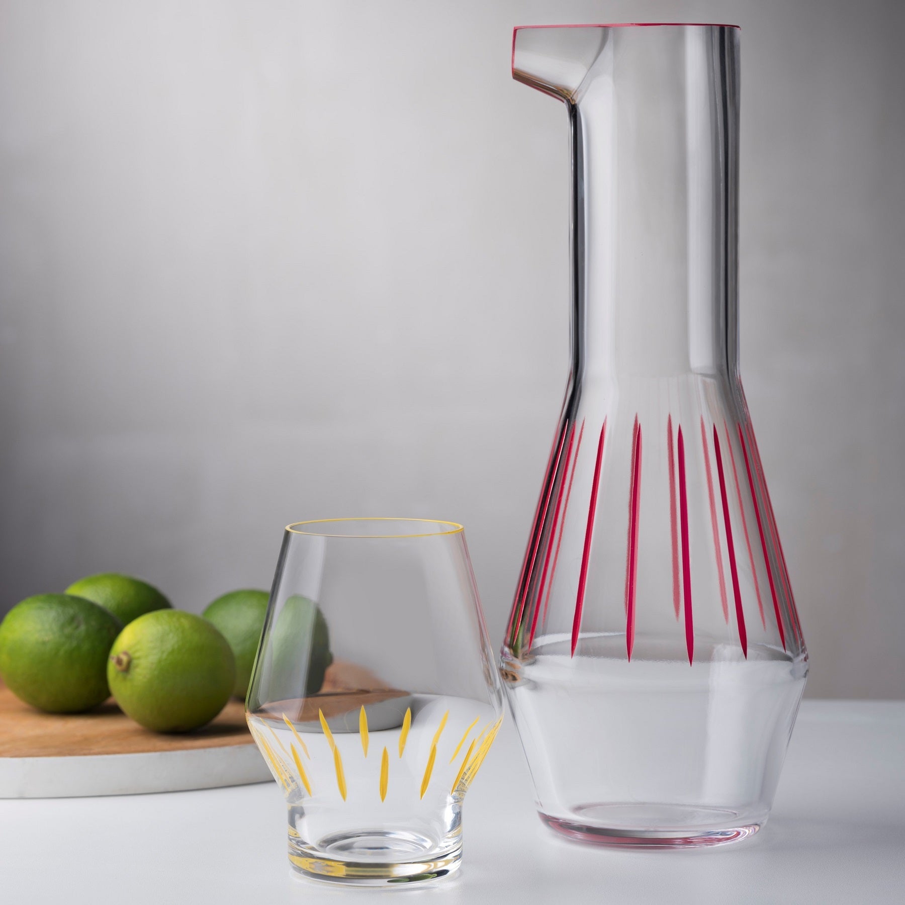 beak set of 2 glasses striped by nude at adorn.house
