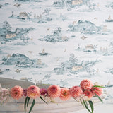 mountains wallpaper, sian zeng, wallpaper, - adorn.house