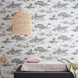 mountains wallpaper, sian zeng, wallpaper, - adorn.house