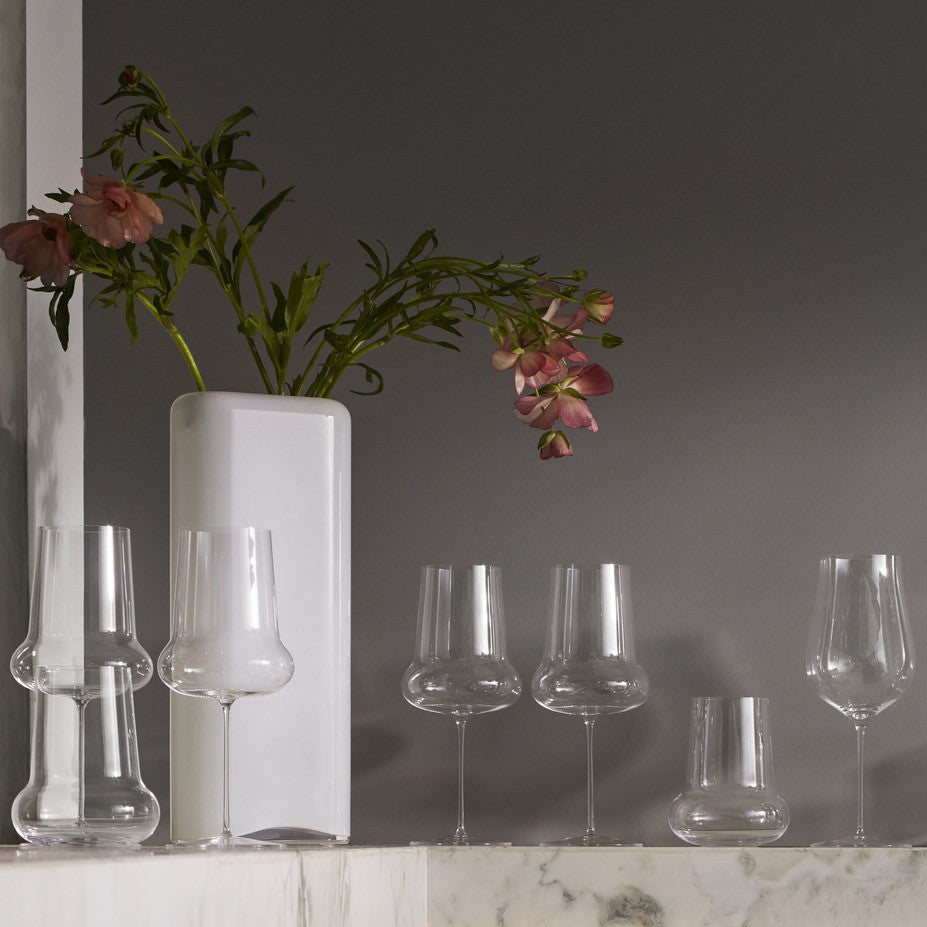 ghost zero belly white wine glass by nude at adorn.house