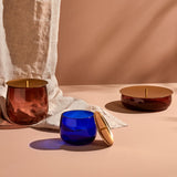 beret storage box large with brass lid by nude at adorn.house