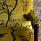 birdbranch stripe velvet fabric by timorous beasties fabric on adorn.house