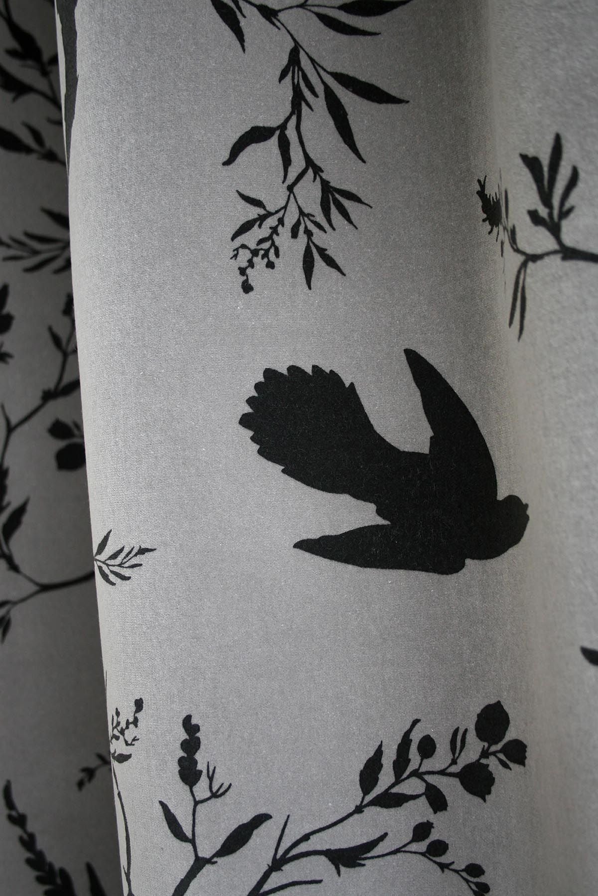 birdbranch stripe velvet fabric by timorous beasties fabric on adorn.house