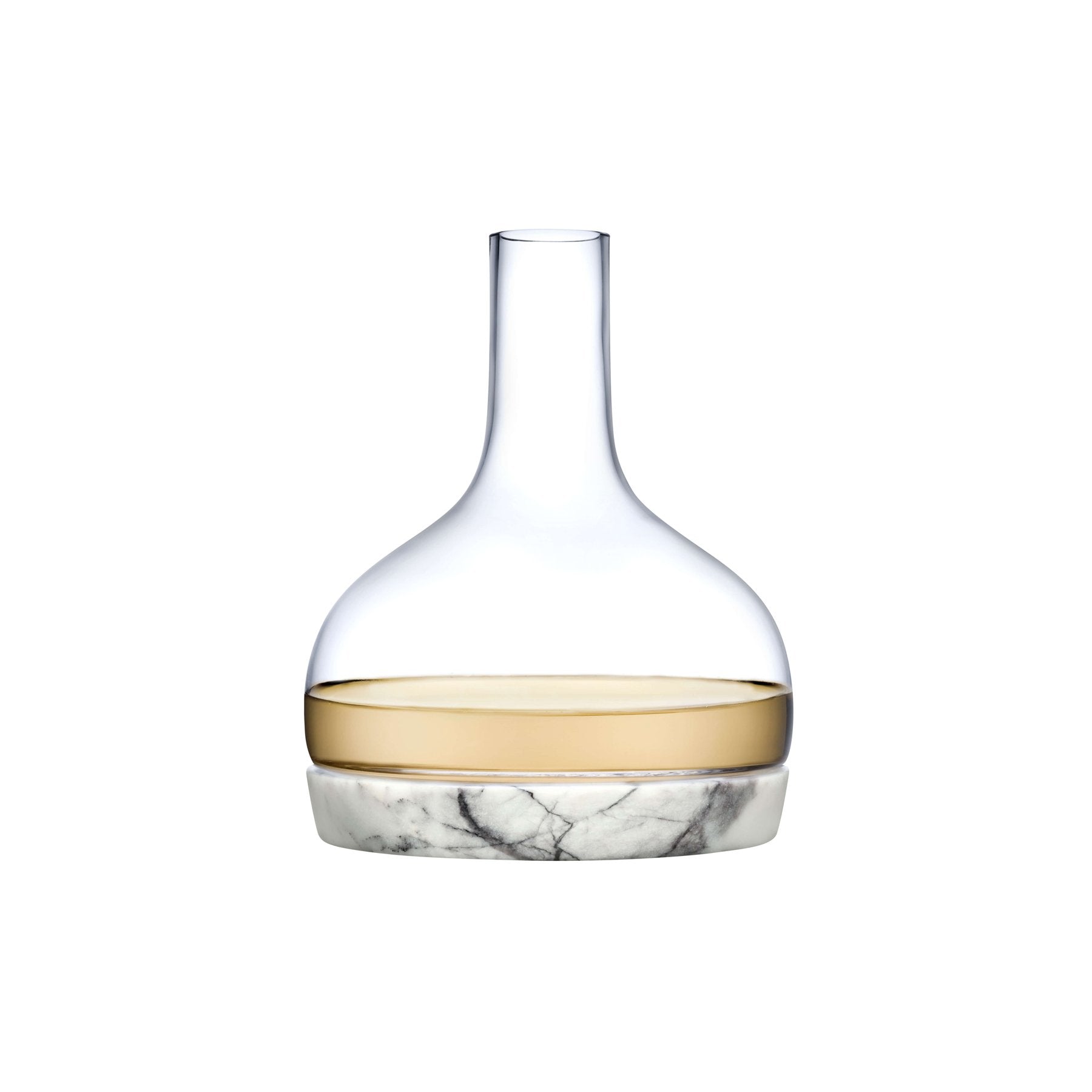 chill carafe with marble base by nude at adorn.house 