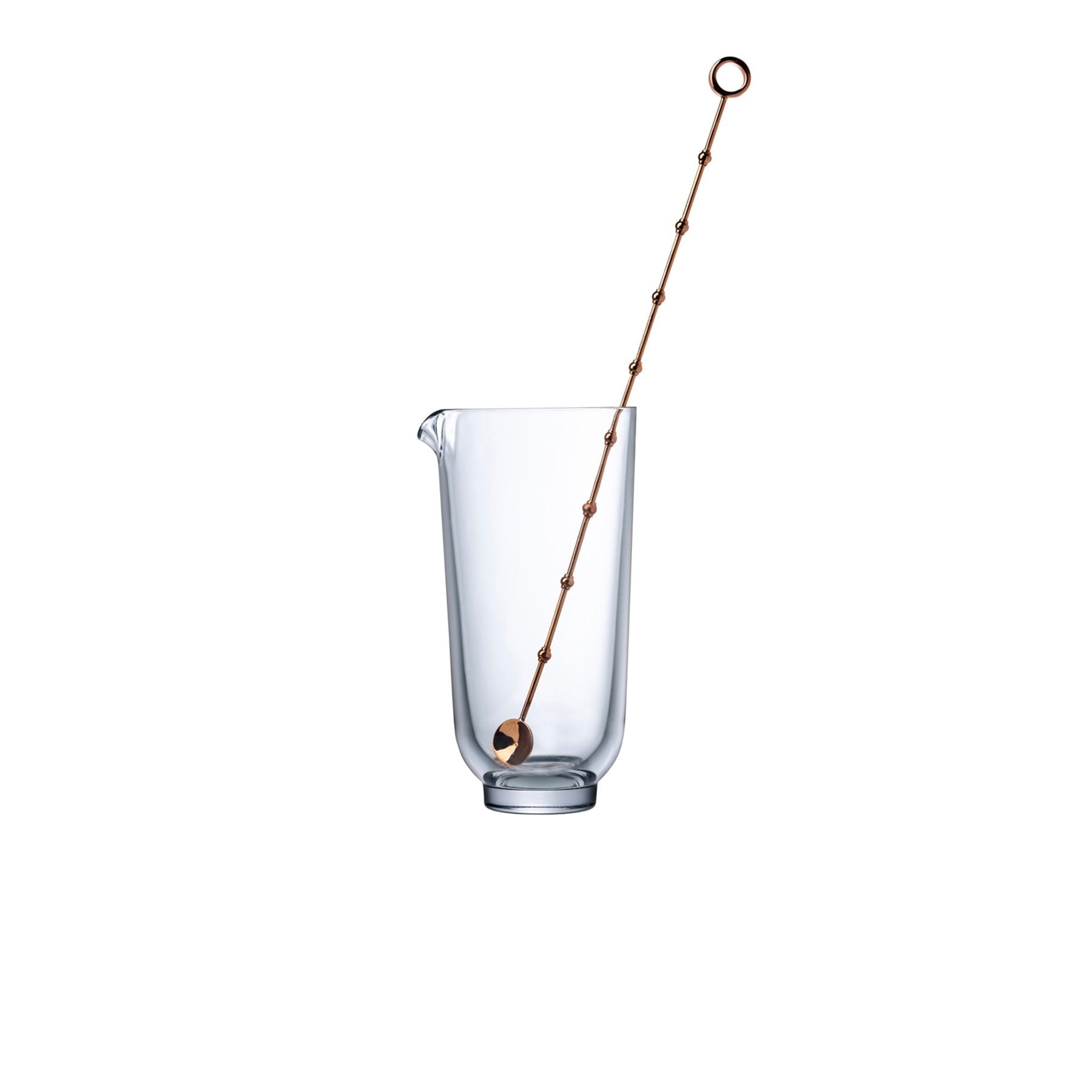 hepburn mixing glass with metal stirrer by nude at adorn.house