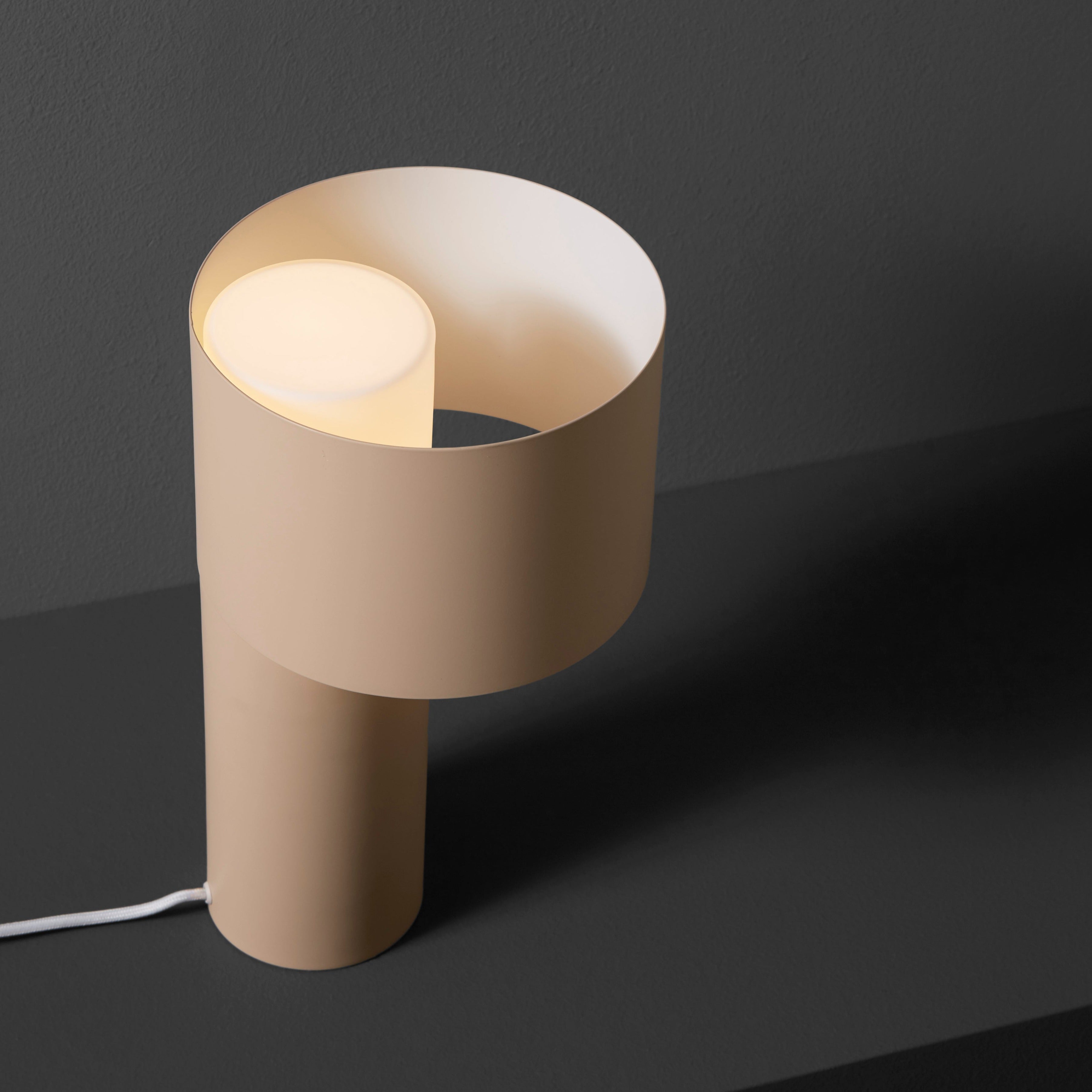 tangent table lamp desert sand by woud at adorn.house