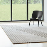 kyoto rug 200 x 300 cm grey by woud at adorn.house